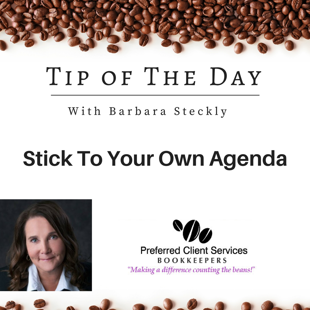 stick to your agenda preferred client services bookkeepers edmonton, AB
